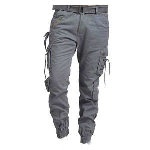 Pantalon Cargo en coton de haute qualité pour hommes, fabriqué sur commande, dernier modèle tendance à poches multiples, modèle droit, service OEM - Product Image 2