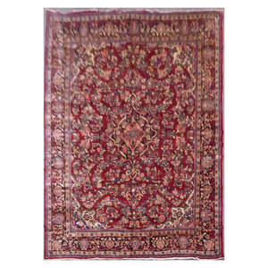 Tapis persan Mahal unique en son genre, 12'1 x 8'11 - Product Image 1