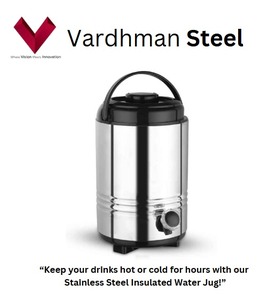 Thermos à double paroi incassable de 3 LTR avec bouton-poussoir, seau isotherme pour le camping, chaud/froid/glace, pour le café et le lait, à prix abordable - Product Image 2