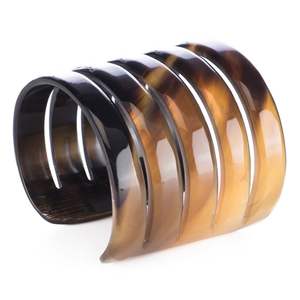 Artesanías Cuerno Brazaletes Joyería de moda Cuerno Hecho para niñas Mujeres Estilo de tendencia Cuerno Joyería Brazalete POR HF CRAFTS - Product Image 6