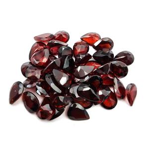 Piedra Preciosa de Granate Natural, Corte Pera, Facetada, 8x10mm, Granate Rojo de Mozambique para Joyería, Venta al por Mayor, Compre Ahora - Product Image 5