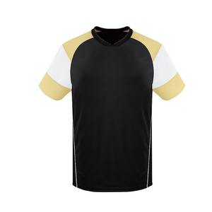 Uniforme de camiseta y pantalones cortos de fútbol de ropa deportiva lisa con logotipo personalizado, uniforme de fútbol de diseño personalizado para equipos - Product Image 3