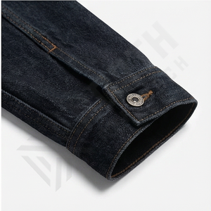 Chaqueta Vaquera Transpirable para Hombre, de Alta Calidad, con Logotipo Personalizado, Cuello Alto, Reversible, Estilo Casual, Precio Razonable - Product Image 6