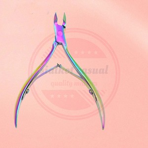 Cortador de uñas para cutículas, cortaúñas acrílico profesional de acero inoxidable, pinzas para cutículas, herramientas de manicura y pedicura - Product Image 2