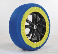 Chaussettes de neige pour pneus de voiture, haute résistance, 420 g/m², EN16662-1, XS-XXL, chaînes à neige textiles, chaussettes de neige automobiles, hiver, urgence