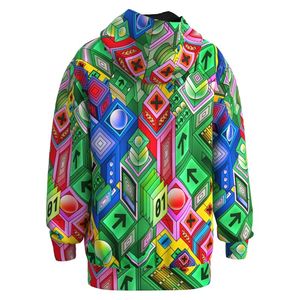 Sweat à capuche surdimensionné teint uni imprimé personnalisé avec poche kangourou Sweat-shirt unisexe en coton écologique confortable au quotidien - Product Image 4