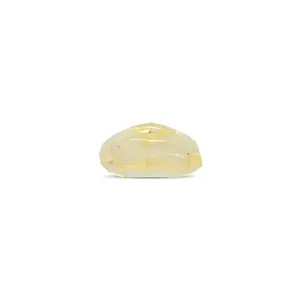 Saphir Jaune Naturel (Pukhraj) de 11,29 Carats, Taille Émeraude Facettée, Pierre Libre, Couleur Peridot avec Matériaux Alexandrite et Aigue-marine - Product Image 2
