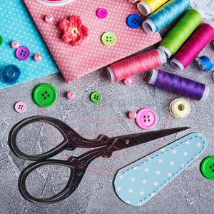 Ciseaux à poignée fantaisie en acier inoxydable Ciseaux à broderie professionnels à lame tranchante faits à la main - Product Image 6