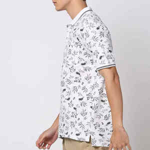 Nouveauté hommes confortable 100% coton pour Polo T-Shirt attrayant conception solide tissu tricoté personnalisable prix de gros - Product Image 5