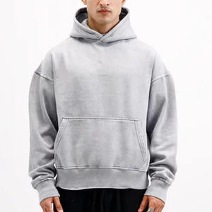 Sweat à capuche simple couche de qualité supérieure à capuche manches longues à fermeture éclair disponible en gros sweats à capuche pour hommes 2026 - Product Image 6