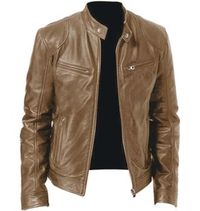 Nouveau design de haute qualité en cuir véritable imperméable fabriqué en usine nouvelle arrivée prix raisonnable nouvelle veste en cuir pour hommes - Product Image 6
