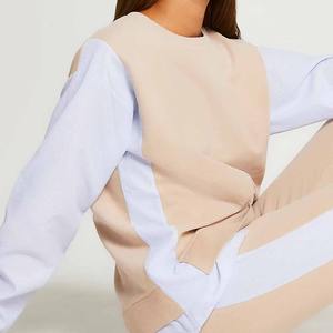 Haute qualité en gros coton col rond sweat pour femmes pull chaud décontracté surdimensionné couleur unie femmes sweat 2026 - Product Image 2