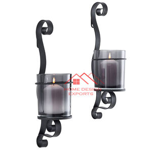 Set of Two High Quality Metal <b>Sconces</b> for Wedding Home Living Room Garden Wall Decorative <b>Candle</b> Holders - Product Image 5