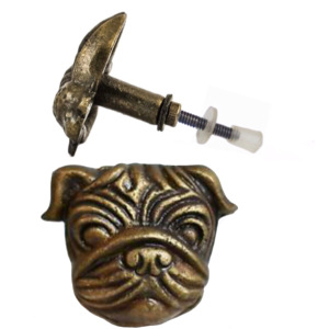 Antique Pappy Animal Fonte Laiton Armoire Tiroir Boutons Poignée Moderne pour Armoire Commode Chambre Cuisine Salle De Bains - Product Image 2