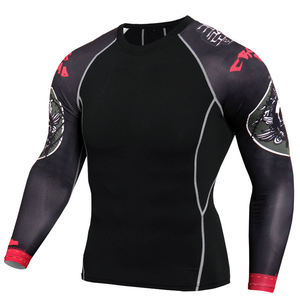 BJJ Rash Guard de alta calidad a precio mayorista BJJ Rash Guard Custom Rashguard Fight Wear Rash Guard BJJ - Product Image 4