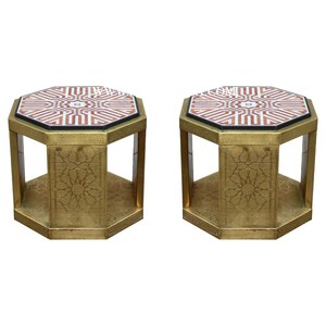 Muebles para el hogar Mesa marroquí para interiores y exteriores Clásico Recién llegado Mejor calidad Metal Antiguo Gran tamaño Suministro de mesa marroquí - Product Image 4