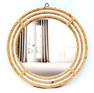 Handmade <b>Vintage</b> Brass Metal <b>Wall</b> <b>Mirror</b> Modern Home Decorative for Living Room and Hallway - Product Image 1