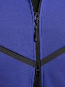 เสื้อมีฮู้ดของผู้ชายเสื้อฮู้ดฤดูหนาวแบบคลาสสิกแขนยาวพอดีตัวปรับแต่งสีพื้น - Product Image 5