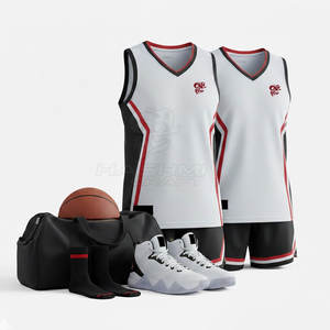 Tenue de basket-ball moderne et confortable pour équipe, idéale pour les entraînements, les matchs et les tournois, avec un tissu doux et extensible. - Product Image 2