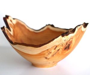 Cuenco de sopa de madera de acacia natural interior de la mejor calidad con agarre de mano, cuenco para servir ensaladas al por mayor con productos de alta calidad - Product Image 3