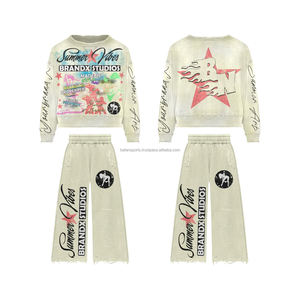 Ensemble sweat à capuche et joggers personnalisés en coton épais Survêtement de sport pour hommes Survêtement pour hommes Survêtement de sport pour hommes de haute qualité - Product Image 1