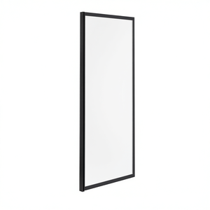 Cielo Glass - Cortina de Ducha Fija de Pared de 70 cm, Color Negro Mate, Diseño Claro y Elegante - Product Image 3