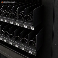 Distributeur automatique intelligent de boissons et de collations Zhongda, 6 voies, paiement par code QR, design écologique, refroidissement par compresseur