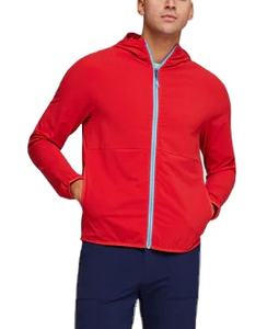 Chaqueta cortavientos con capucha Reversible para hombre de otoño, viento antibacteriano/impermeable, cierre de cremallera de talla grande, moda al por mayor - Product Image 2