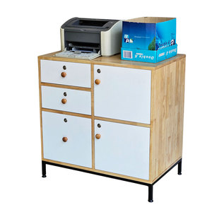 Rubberwood Minimalist <b>Filing</b> Cabinet Lockable 80x50x80cm Office/Workshop/Warehouse/Gym <b>Storage</b> - Product Image 1