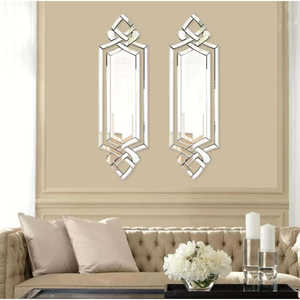 Espejo Veneciano Hecho a Mano de Estilo Antiguo, Espejo de Pared de Vidrio Grabado de Lujo Inspirado en el Estilo Europeo para Decoración de Interiores para Hoteles - Product Image 3