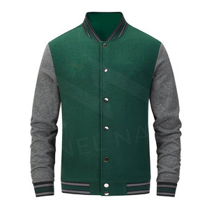 Veste universitaire d'hiver personnalisée OEM pour hommes, nouvelle mode, style de rue avec col montant, fabriquée au Pakistan - Product Image 1