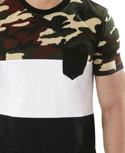 T-shirts en microfibre pour hommes Hauts décontractés d'été à manches courtes de haute qualité Col en O Design Hip Hop Tissu tricoté - Product Image 2