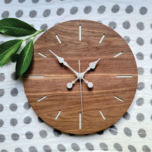 Nordique minimaliste bois horloge murale silencieux Quartz aiguille affichage Design moderne décor à la maison grande cuisine luxe horloge murale en bois - Product Image 4