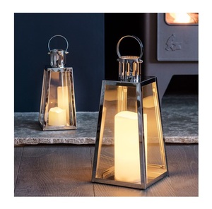 Linterna de acero inoxidable resistente con un ideal Premium para la iluminación elegante de restaurantes de decoración de bodas o el ambiente del hogar - Product Image 2