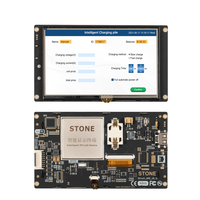STONE 5 Zoll Thermostat 480*480 Smart Home Wandmontiertes IPS RS485 HMI IOT LCD Touch-Panel