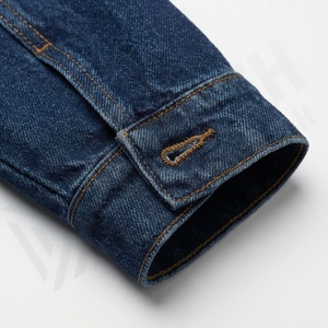 Veste en jean pour femme de haute qualité, très vendue, à prix avantageux, avec détails boutonnés, tissu délavé, automne, sur mesure, manches longues, confortable - Product Image 6