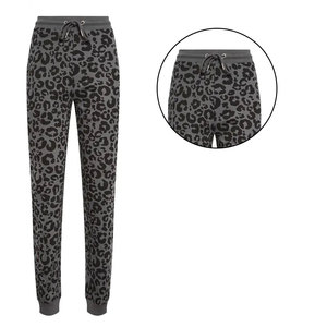Plus Size Women's Trouser Custom Logo Breathable Elastic Waist Mid Solid Colors Trendy Cotton Blend New Arrival - Product Image 4