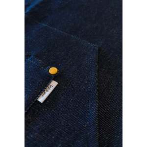 Tablier en jean réutilisable Detroit Cowboy – Robuste pour la cuisine, le nettoyage, les restaurants, les cafés, les mariages, les fêtes et Noël - Product Image 5