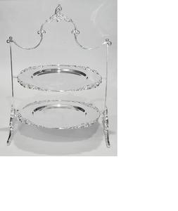 ชุดขาตั้งเค้กสแตนเลสแบบปรับแต่งได้ เป็นมิตรกับสิ่งแวดล้อม สำหรับงานแต่งงาน งานเลี้ยง งานจัดเลี้ยง ใช้สำหรับวางขนมและเสิร์ฟ - Product Image 1