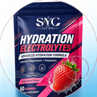OEMHydration Elektrolyten Gummies Hydratatie Elektrolyten Gummies met Magnesium en Kalium voor Snel Sportief Herstel en Dagelijks Gebruik