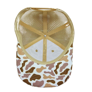 Vente en gros de casquettes personnalisées en coton 6 panneaux casquettes de camouflage casquettes structurées Snapback Old Duck Camo Hunting 112 casquettes de camionneur pour hommes - Product Image 5