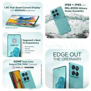 Pantone Amazonite Edition 5G High Quality <strong>Mobile</strong> Phone 256 GB Storage 12GB RAM Fast Connectivity Dimensity 7400 Energy <strong>Processor</strong> - Product Image 3