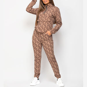 Chándal Deportivo Transpirable para Mujer, 100% Algodón, Informal, Invierno, Forro Polar Sólido, Lavable, Secado Rápido, Estilo Moderno - Product Image 2