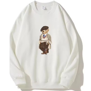 Sweat-shirt unisexe surdimensionné à imprimé X-Bear, automne-hiver, ample, décontracté, pull à capuche numérique à transfert thermique pour couple - Product Image 2