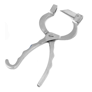 Fórceps de acero inoxidable reutilizables de alta calidad Precio competitivo Instrumento veterinario al por mayor para procedimientos de castración - Product Image 1
