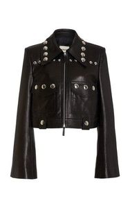 Veste en cuir pour femmes de taille régulière à bas prix, couleur unie, style poches latérales, veste en cuir pour femmes - Product Image 2