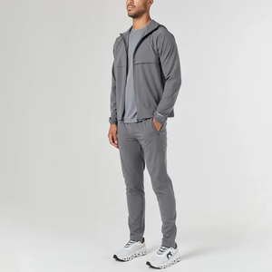 Chándal Deportivo Personalizado, Regular, Estampado, Impermeable, Transpirable, de Forro Polar, Poliéster/Algodón, con Capucha, Informal, para Entrenamiento de Invierno - Product Image 4