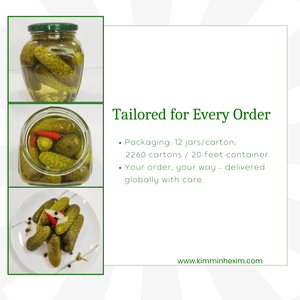 Cao cấp tươi ngâm bé dưa chuột toàn bộ bảo quản <span class=keywords><strong>gherkin</strong></span> trong đóng hộp Jar Việt Nam Xuất khẩu đóng hộp rau - Product Image 4