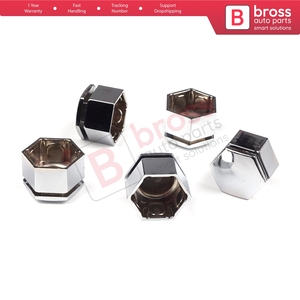 BSP633สลักเกลียวล้อรถยนต์5ชิ้นฝาพลาสติกสีโครเมียมขนาด21มม. * 22มม. สำหรับเครื่องราชอิสริยาภรณ์ G09 2008-2017 13283158 - Product Image 3