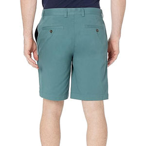 Pantalones cortos para hombre con botones mezclados de poliéster y algodón, ropa de playa orientada a la exportación, pantalones cortos deportivos informales atléticos - Product Image 6